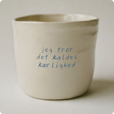 jeg tror det kaldes kærlighed