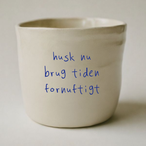 husk nu brug tiden fornuftigt