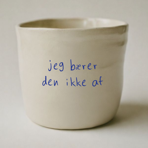 jeg bærer den ikke af